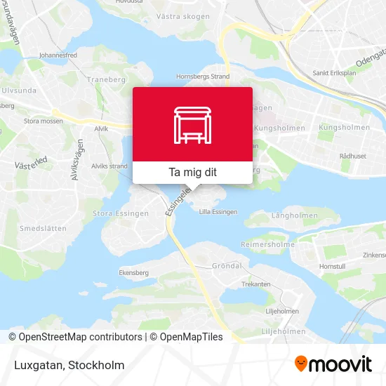 Luxgatan karta