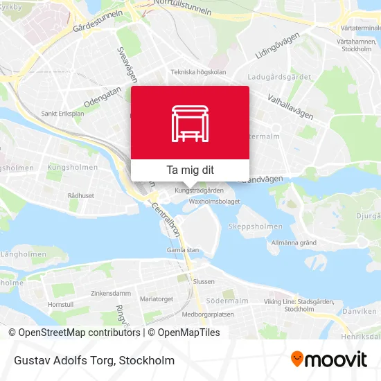 Gustav Adolfs Torg karta