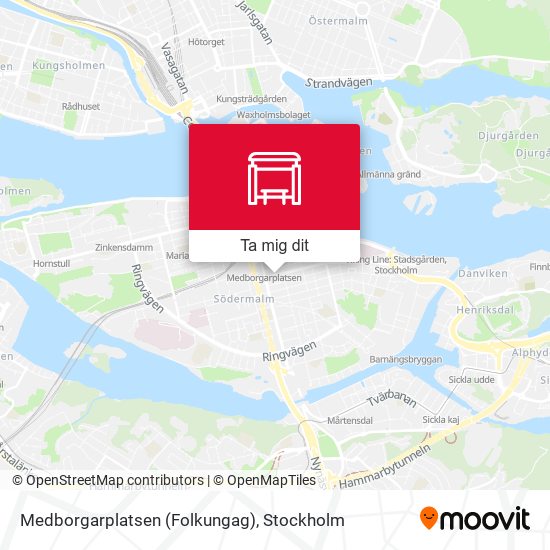 Medborgarplatsen (Folkungag) karta