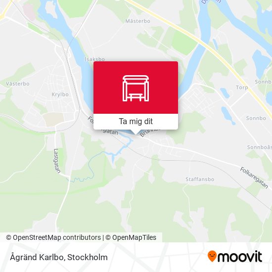 Ågränd Karlbo karta