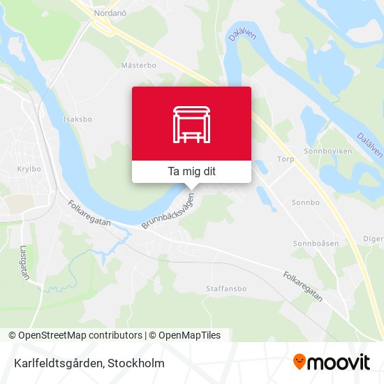 Karlfeldtsgården karta