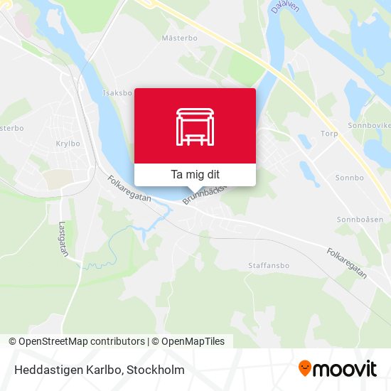 Heddastigen Karlbo karta