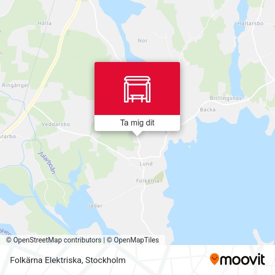Folkärna Elektriska karta