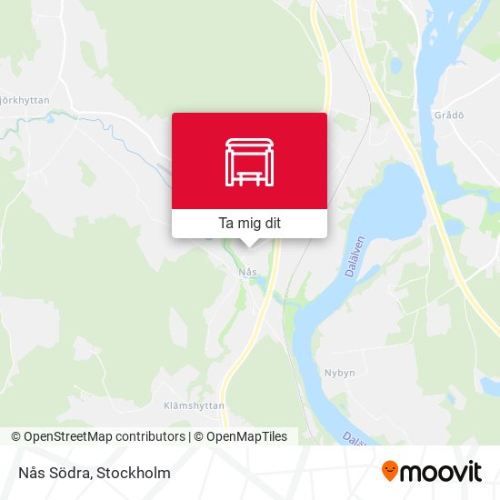 Nås Södra karta