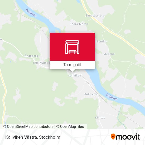 Källviken Västra karta