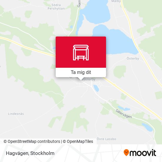 Hagvägen karta