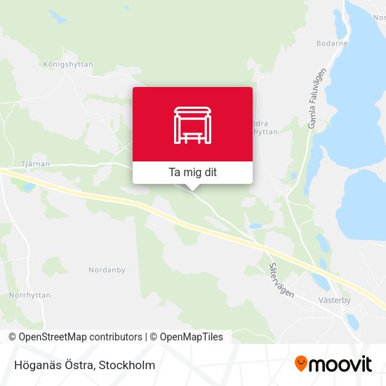 Höganäs Östra karta