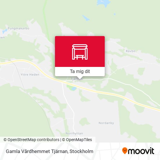 Gamla Vårdhemmet Tjärnan karta