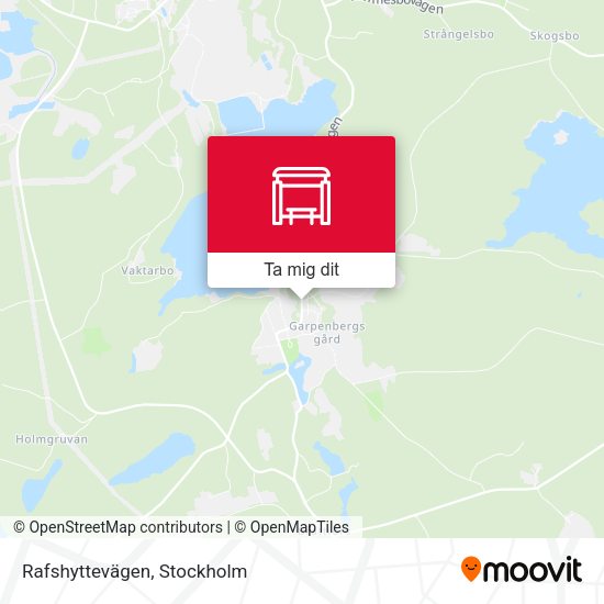 Rafshyttevägen karta