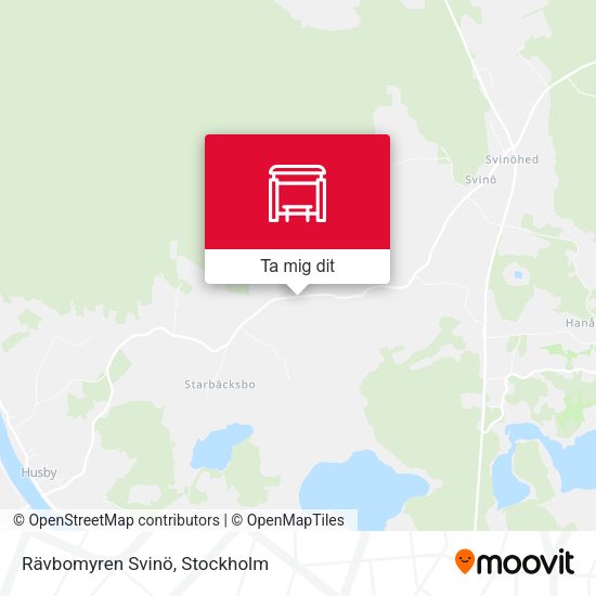 Rävbomyren Svinö karta