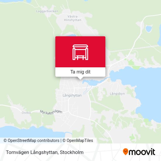 Tornvägen Långshyttan karta