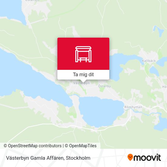 Västerbyn Gamla Affären karta