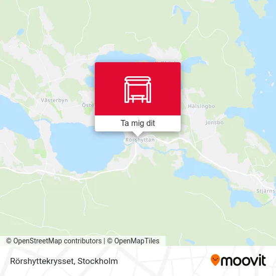 Rörshyttekrysset karta