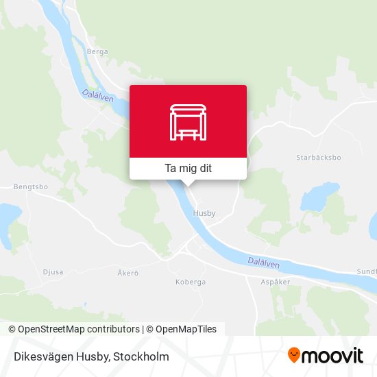 Dikesvägen Husby karta
