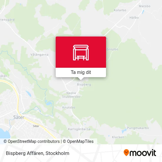 Bispberg Affären karta