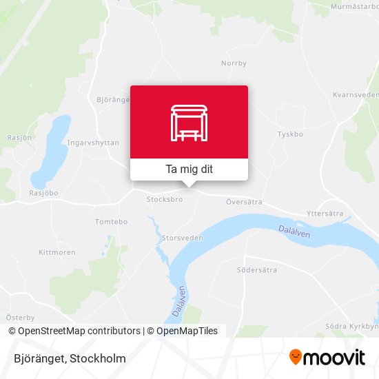Björänget karta