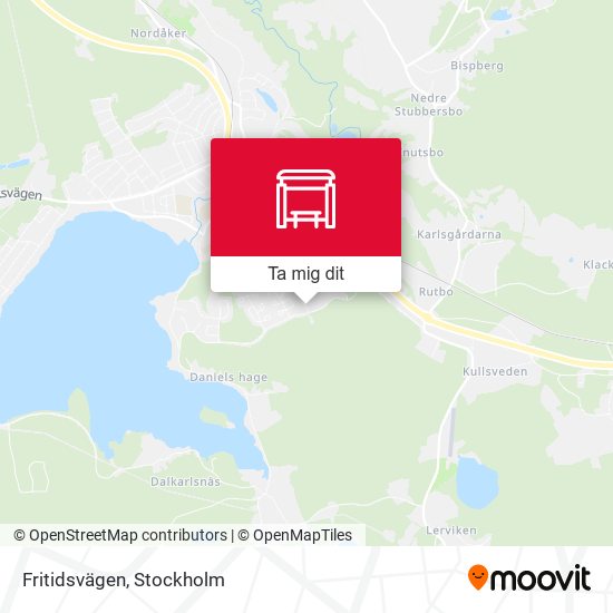 Fritidsvägen karta