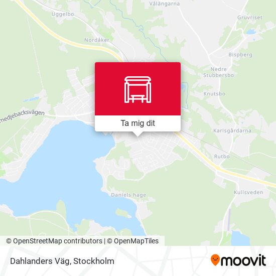 Dahlanders Väg karta