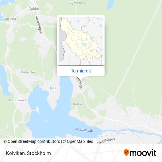 Kolviken karta