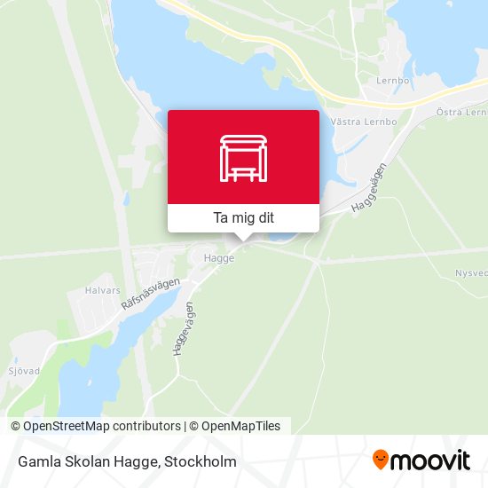 Gamla Skolan Hagge karta