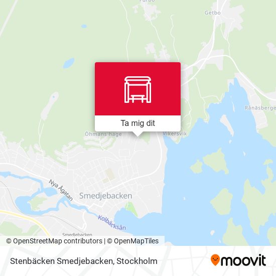 Stenbäcken Smedjebacken karta