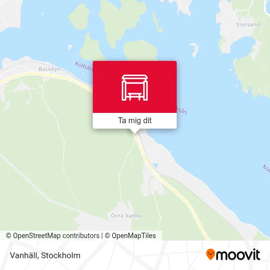 Vanhäll karta