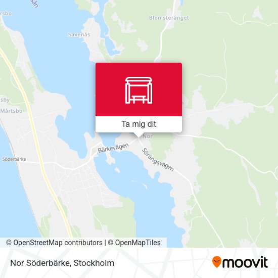 Nor Söderbärke karta