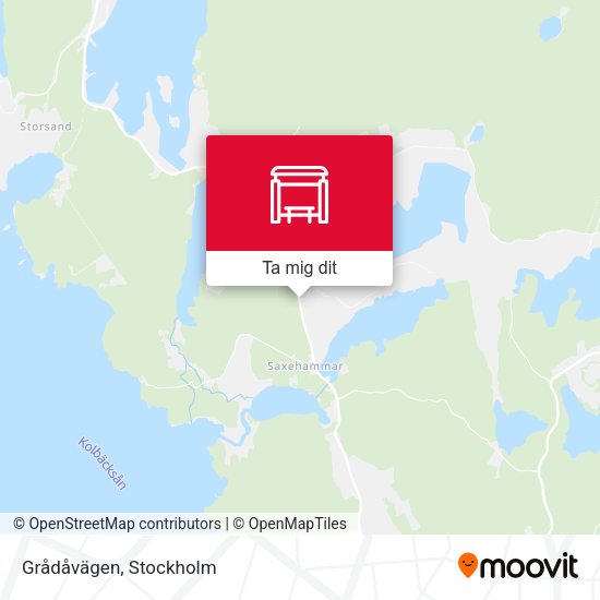 Grådåvägen karta