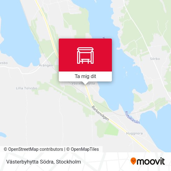 Västerbyhytta Södra karta