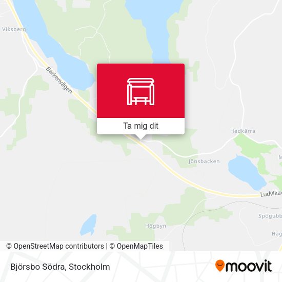 Björsbo Södra karta