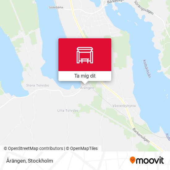 Årängen karta