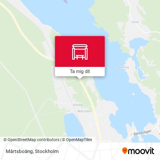 Mårtsboäng karta