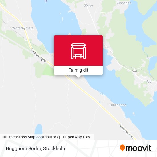 Huggnora Södra karta