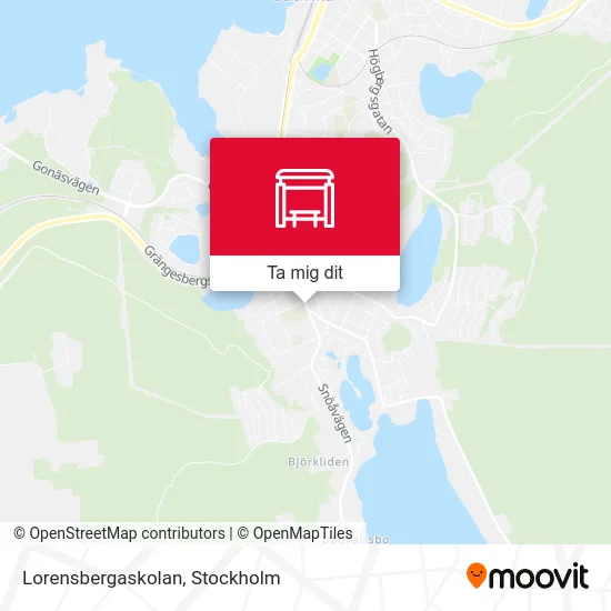 Lorensbergaskolan karta