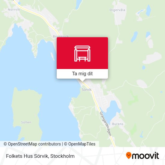 Folkets Hus Sörvik karta