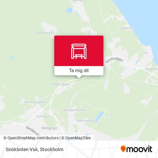 Snöklinten Vsk karta
