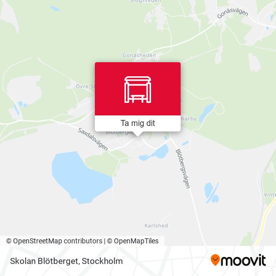 Skolan Blötberget karta