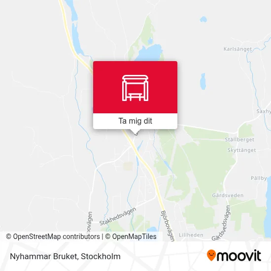 Nyhammar Bruket karta
