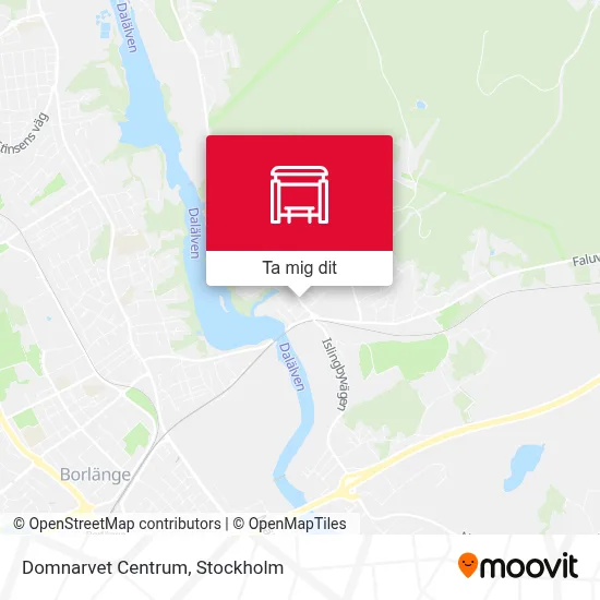 Domnarvet Centrum karta