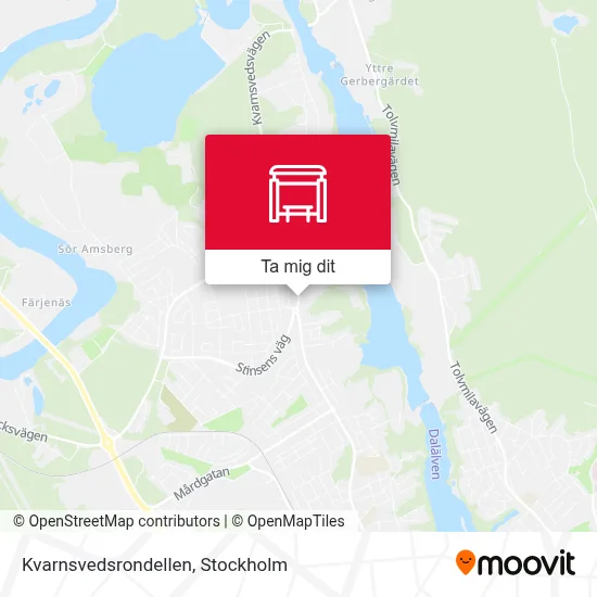 Kvarnsvedsrondellen karta