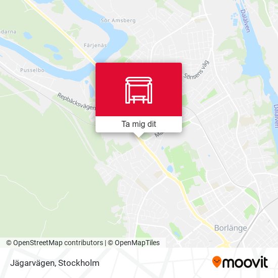 Jägarvägen karta