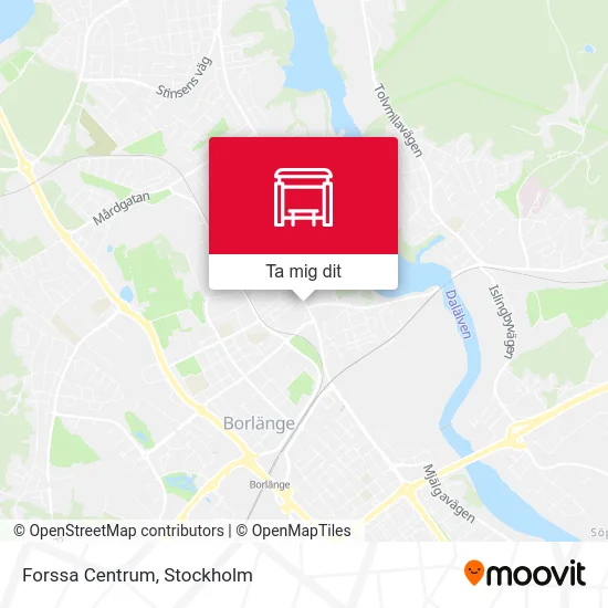 Forssa Centrum karta