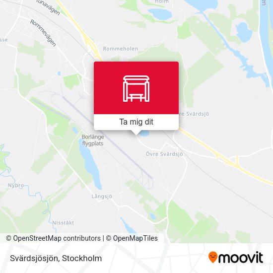 Svärdsjösjön karta