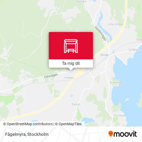 Fågelmyra karta