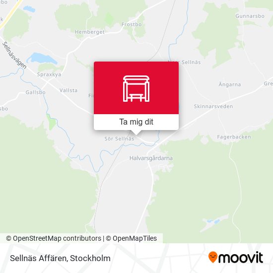 Sellnäs Affären karta