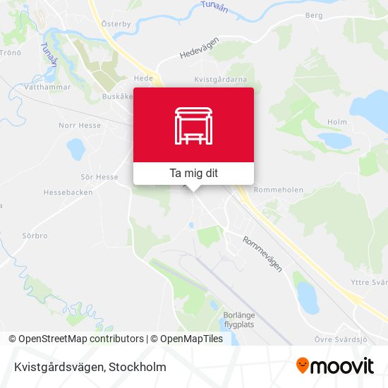 Kvistgårdsvägen karta