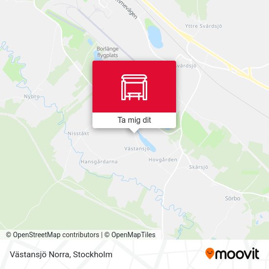 Västansjö Norra karta