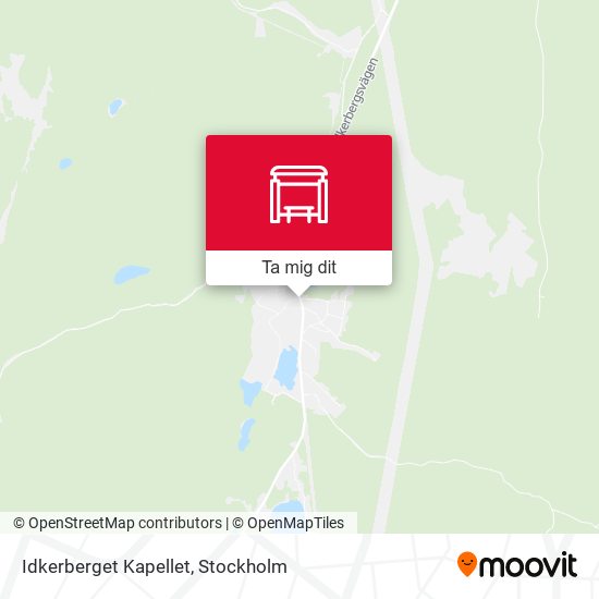 Idkerberget Kapellet karta
