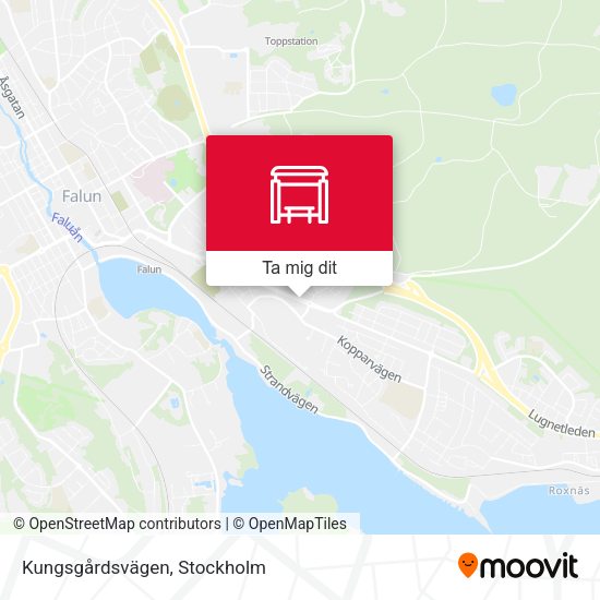Kungsgårdsvägen karta
