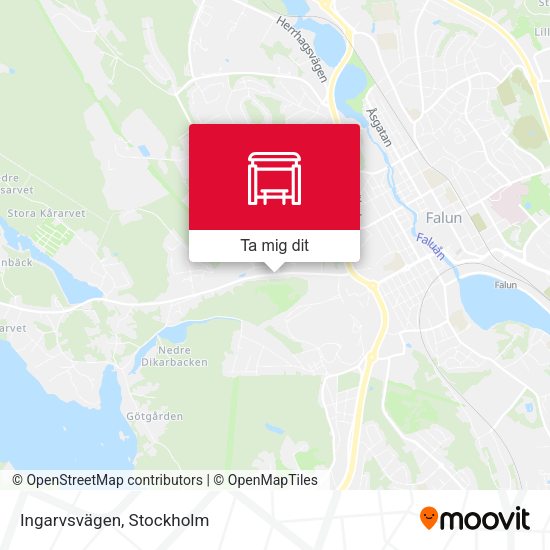 Ingarvsvägen karta